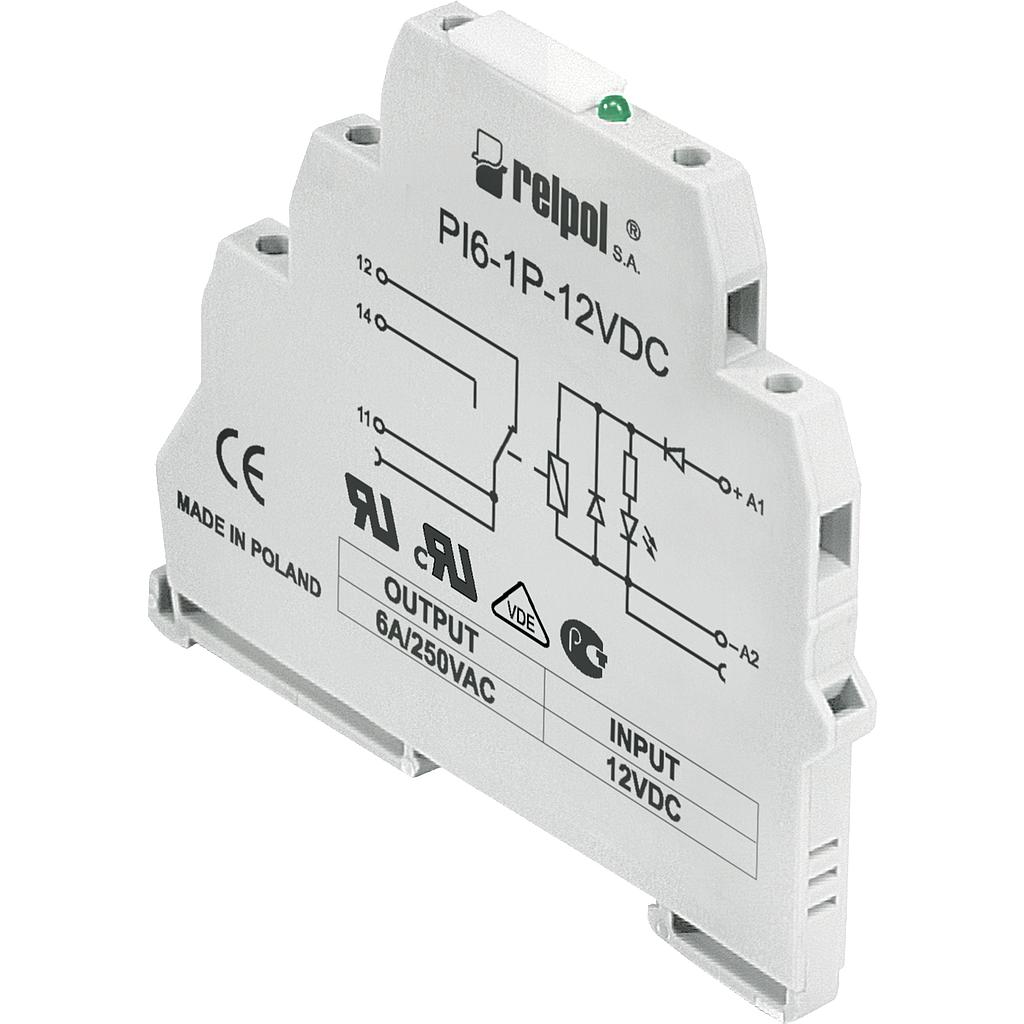 PI6-1P-24VAC/DC (gray)